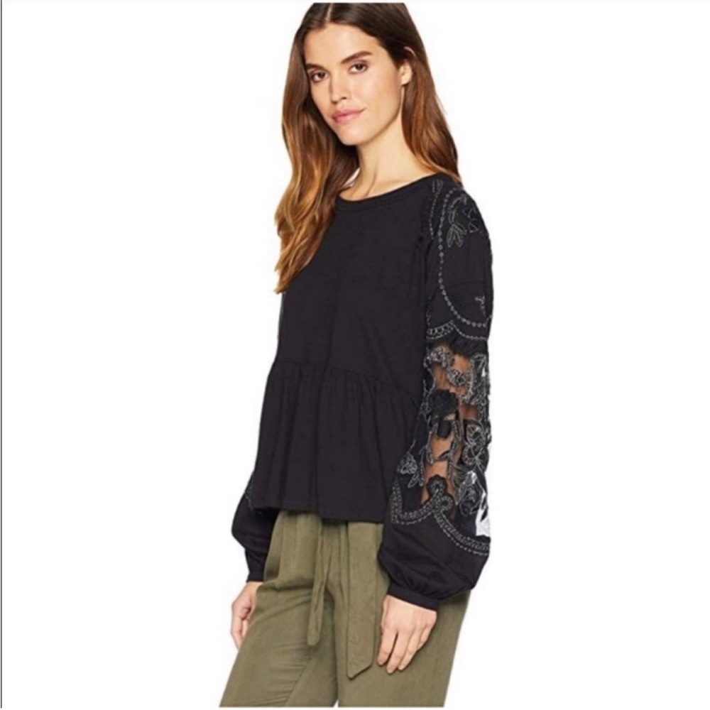 Free People Black Top
